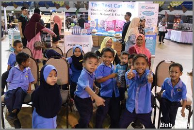 Kids enjoying the show